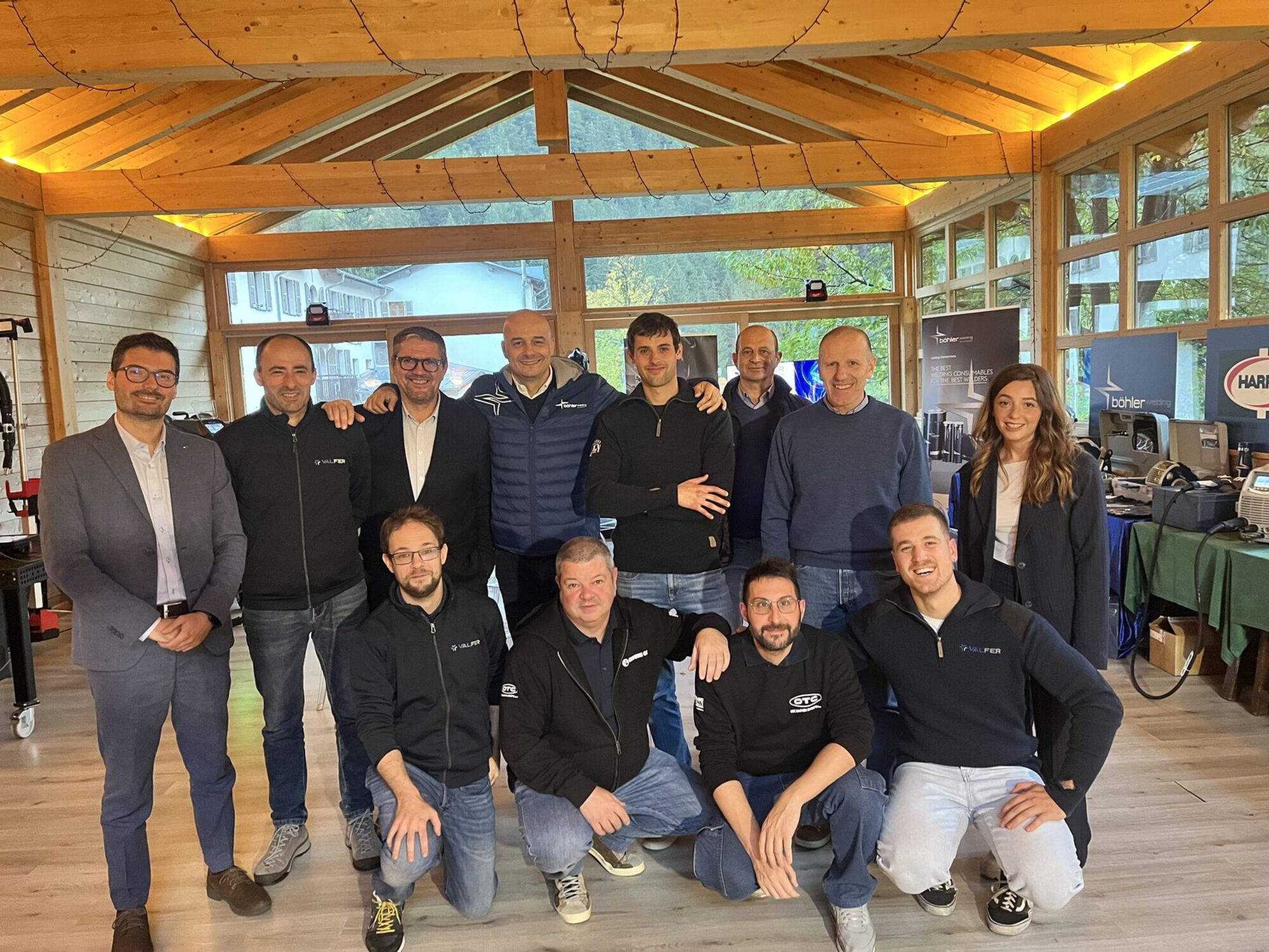 Lo staff assistenza saldatura Valfer e i partner commerciali