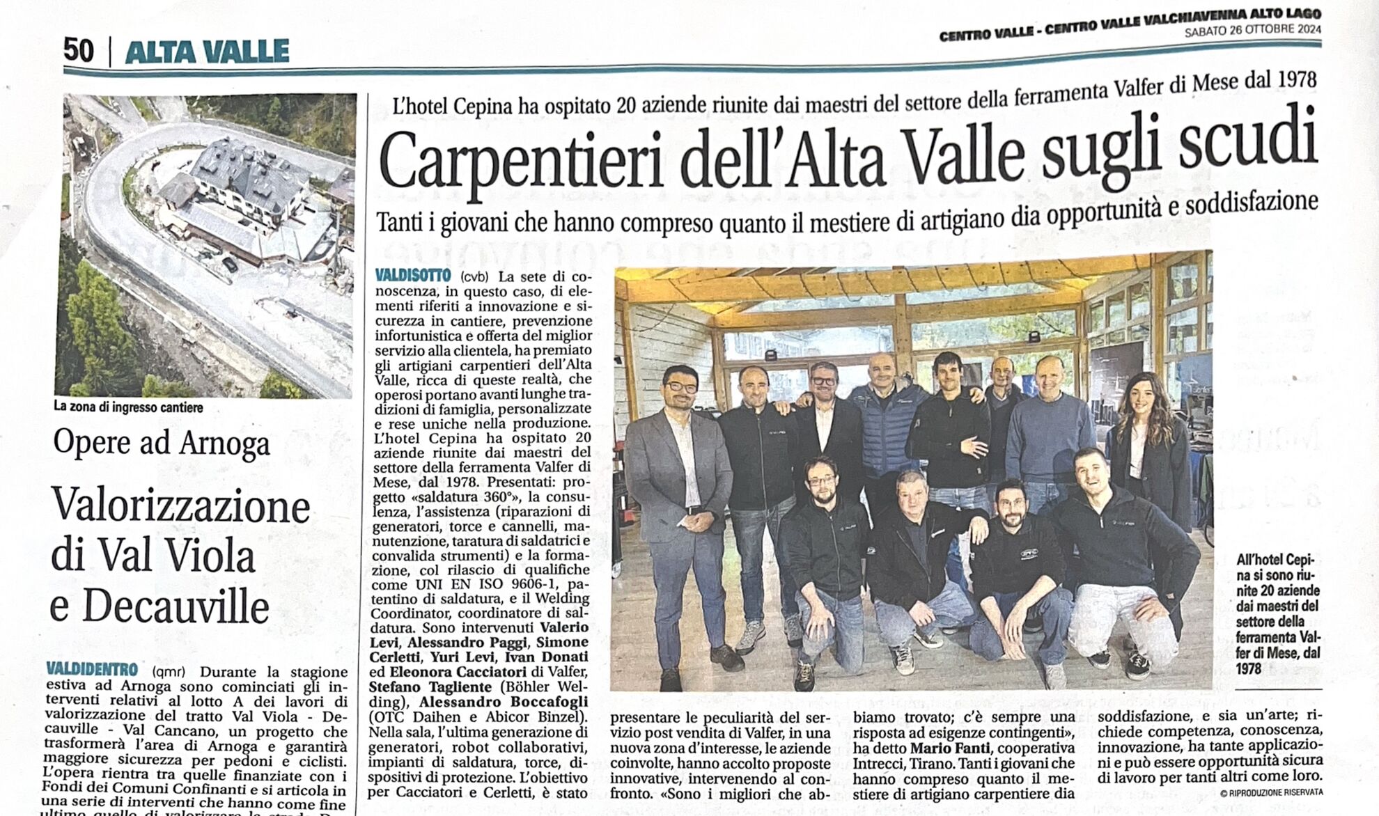 articolo serata bormio